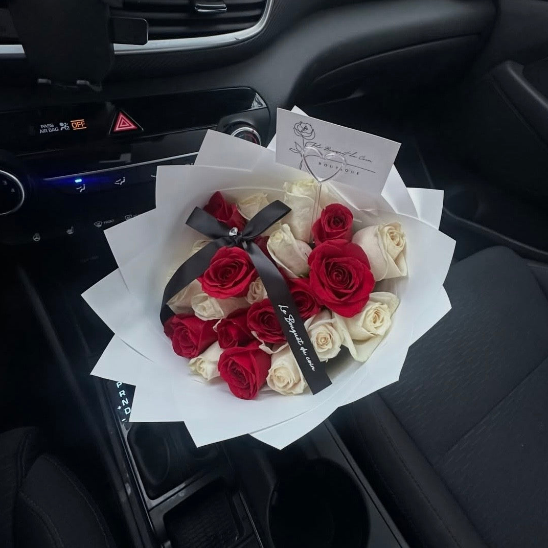 25 Mixed Bulk Roses